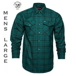 DIXXON FLANNEL - WREATH Flannel Shirt  - Mens Large